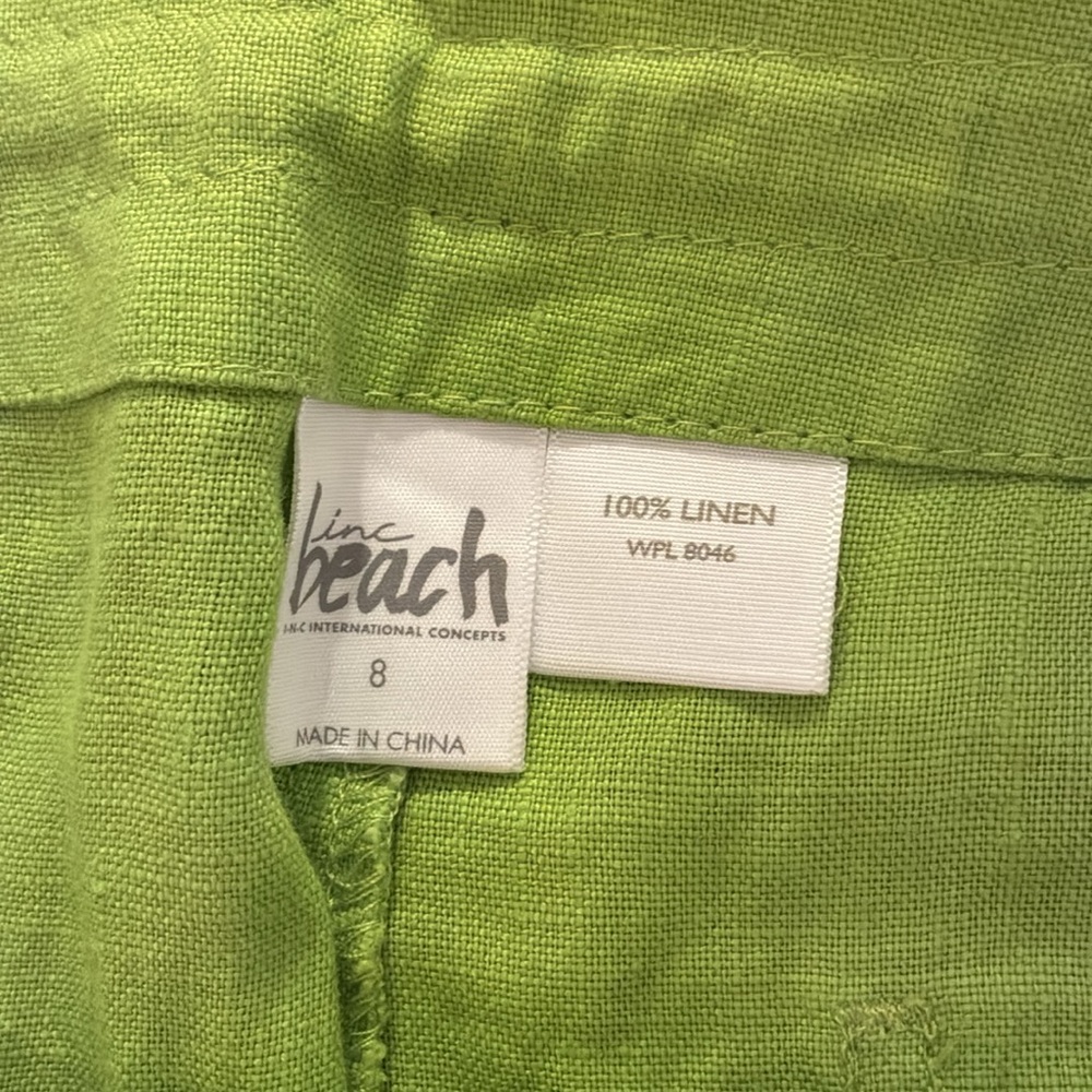INC Beach Lime Green Capris, NWOT - Picture 6 of 9